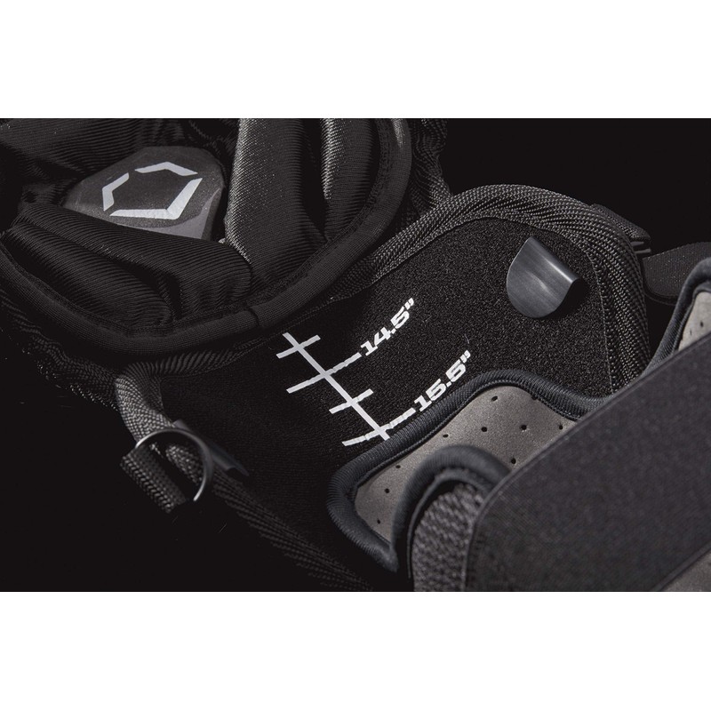 Evoshield Pro-Srz™ Upper Leg Guards - Black, Intermediate [13.5-15.5"]