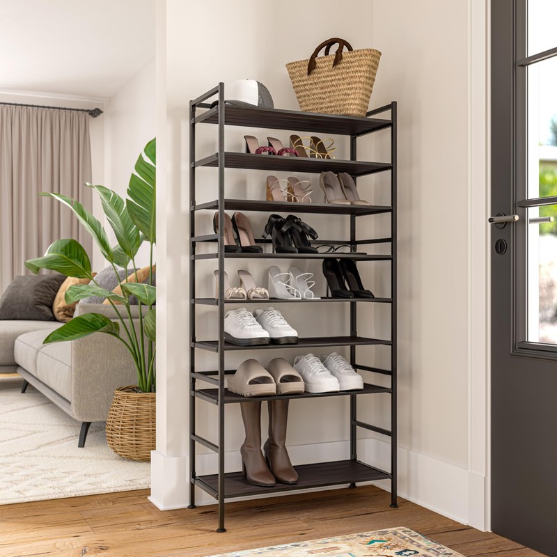 Seville Classics Sturdy Freestanding Storage Shelf for Bedroom, Closet, Entryway,