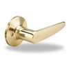 Yale Edge Series Alpharetta Dummy Lever in Polished Brass