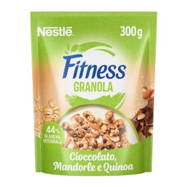 FITNESS Granola con Cioccolato, Mandorle e Quinoa 300g