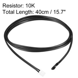 uxcell 10K NTC Thermistor Probe 15.7 Inch Epoxy Sensitive Temperature Temp Sensor for Air Conditioner