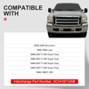 4883 A/C Condenser Compatible with 1999-2007 F-250/F-350/F-450/F-550 Super Duty 2000-2005