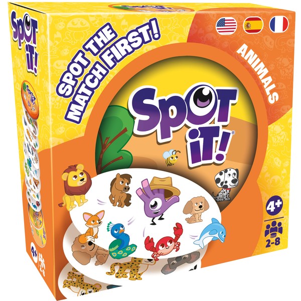 Spot It! / Dobble Animals (2024 Edition; ML) - Eco-Friendly