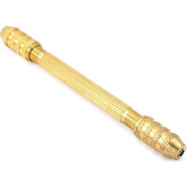 Double End Pin Vise Jewelers Drill Watchmaker Hand Tool