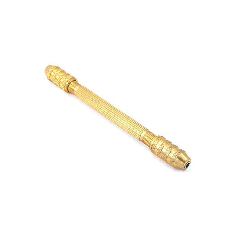 Double End Pin Vise Jewelers Drill Watchmaker Hand Tool