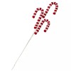 Factory Direct Craft 30-1/2" Tall Winter Pom Pom Candy Cane