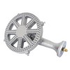 COOKAMP Cast Iron Propane Burner Head with Brass Fitting Orifice