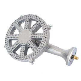 COOKAMP Cast Iron Propane Burner Head with Brass Fitting Orifice (SH16-DIY Burner)