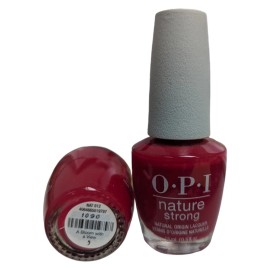 OPI Nature Strong Vegan Nail Lacquer NAT012 - A Bloom with a View 0.5 fl oz RED