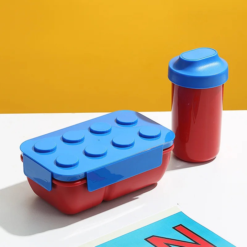 1050 mL 2-Compartment Bento Lunch Box for Food Storage –