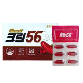 Krill56 크릴56 크릴56 크릴오일 1000mg x 30캡슐 / 써클 / Krill 56 Krill Oil 1000mg x 30 Capsules / Circle /