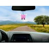 Flying Pig Hanging Rear-View Car Mirror Dangler Charm Auto Accessory