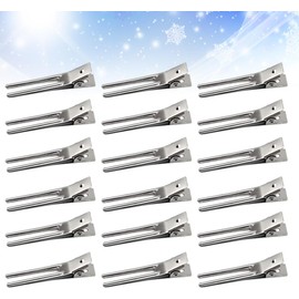 50 Piezas Pinza Cabello de 4, 5cm, Hierro, Plata, Horquilla Peinado Profesional y Permanente, Apertura Fácil, Sujeción Firme, Diseño Ligero, Hecho a Mano