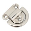 Stainless Steel Marine Folding Pad Eye Cleat Heavy Duty D