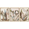 SIGNWIN Framed Canvas Print Wall Art Set Botanical Abstract Earthy