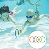 LWLWA Pack of 8 Diving Rings, Plastic Diving Ring, with