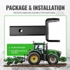 Wutist Sleeve Hitch Adapter Compatible with Garden Tractors Heavy-Duty Hitch