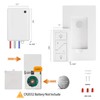 Humpptom Wireless Light Switch and Receiver, Dimmer Switch Work with