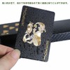QUANTALY 54 Pcs Plastic Magic Playing Cards Black Gold Waterproof