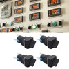25Pcs Rotary Switch Knob 2 Position Self Locking Square Selector