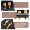 2PCS Round 2-Way Speaker Box Terminal Binding Post Screw Cup