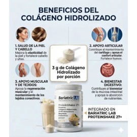 Proteína Whey Vainilla Con Colágeno Probióticos Bariátrico                                                                                            