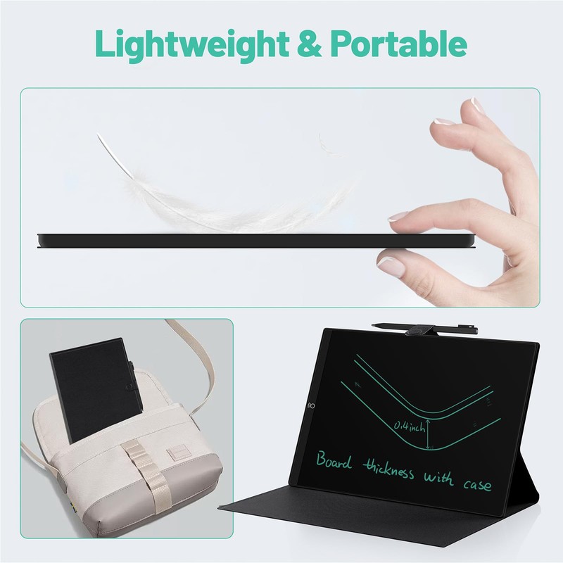 LCD Writing Tablet for Adults: 11.5 Inch with Leather Case