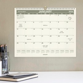 AT-A-GLANCE 2026 Wall Calendar, 15" x 12", Medium, Recycled (PMG772826)