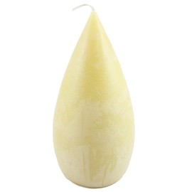 Candlestock Handmade Dripless Beeswax Round Teardrop Unscented Pillar Candle Sets (Tall)
