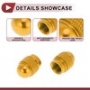 HEROFFIX 4 Pcs Mini Bullet Style Tire Valve Stem Caps