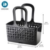 iDesign Portable Shower Tote Caddy for College Dorm or Bathroom,