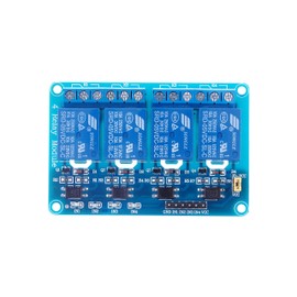 KNACRO 4 Channel DC 5V 10A Low Level Relay Module with Optocoupler for UNO R3 MEGA 2560 1280 DSP ARM PIC AVR STM32 Raspberry Pi (DC 5V)