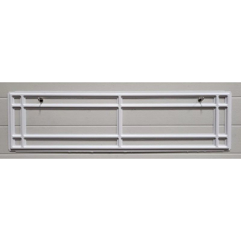 Clopay Ideal Holmes PRAIRIE 610 WHITE Replacement Window Inserts/LONG Panel