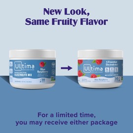 Ultima Replenisher Daily Electrolyte Powder Drink Mix – Sugar Free – Blue Raspberry, 30 Servings – Hydration Powder with 6 Electrolytes and Trace Minerals – Keto Friendly, Vegan, Non-GMO