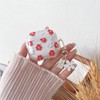 MINSCOSE Compatible with AirPods 4 Clear Case,Cute Cartoon Flower Pattern