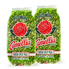 Camellia Brand Dried Green Split Peas, 1 Pound (Pack of 2)