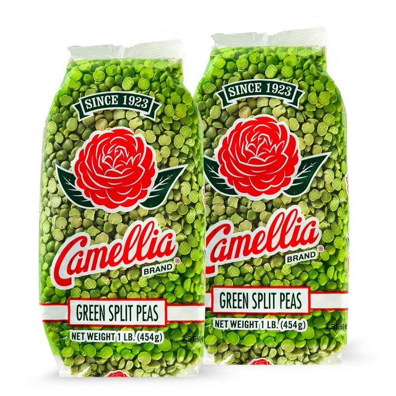Camellia Brand Dried Green Split Peas, 1 Pound (Pack of