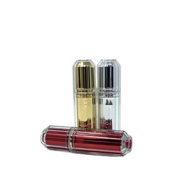 Travalo Bijoux Oval Perfume Atomizer Bundle Refill System TSA Approved | Reusable Easy Fill Mini Pump Sprayer | Lightweight Portable | Crystal-Like Outer Shell in Red, Gold, Silver | 3 Pack 0.17oz