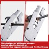 LEONTOOL Archery Nocking Point Zange D Loop String Clamp String-Loop