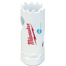 Milwaukee 49-56-0043 Hole Saw, 1 in Dia, 1-5/8 in D Cutting, 1/2-20 Arbor, Bi-Metal Cutting Edge