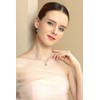B. BRILLIANT Sterling Silver Blue Topaz Trillion Bezel-Set Pendant Necklace