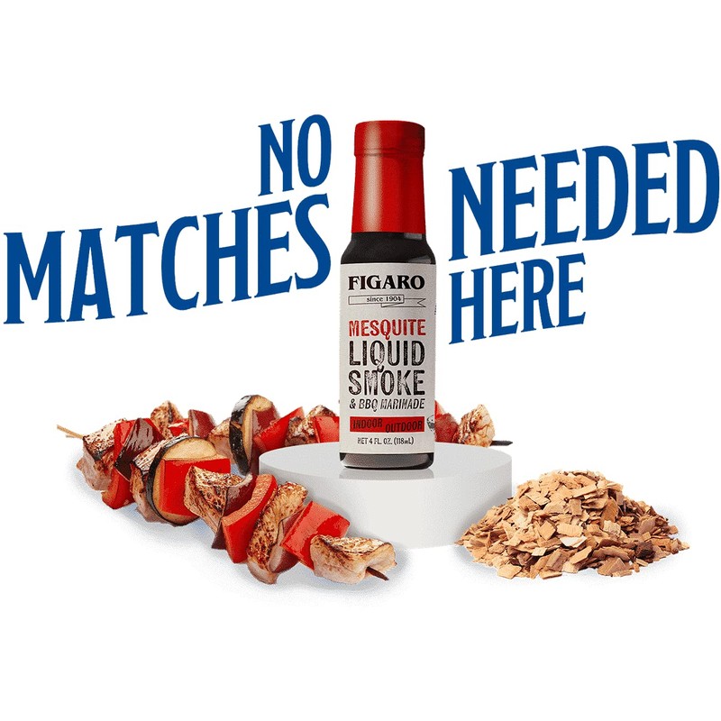 Crystal Louisiana's Mesquite Liquid Smoke & BBQ Marinade, 4 Ounce,