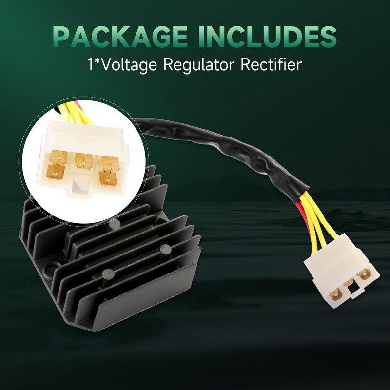 SCITOO Rectifier Regulator Compatible with Linhai 260 Touring Scooter Linhai