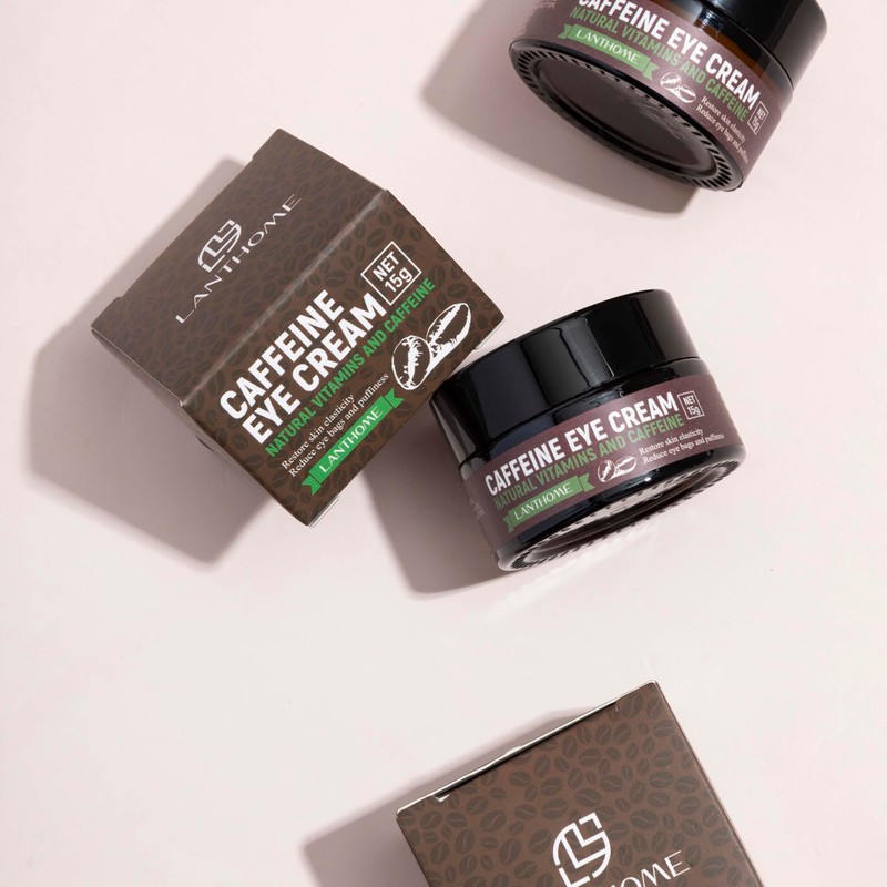 Caffeine Eye Cream with Natural Ingredients, 15 g, Anti-Aging Moisturizing