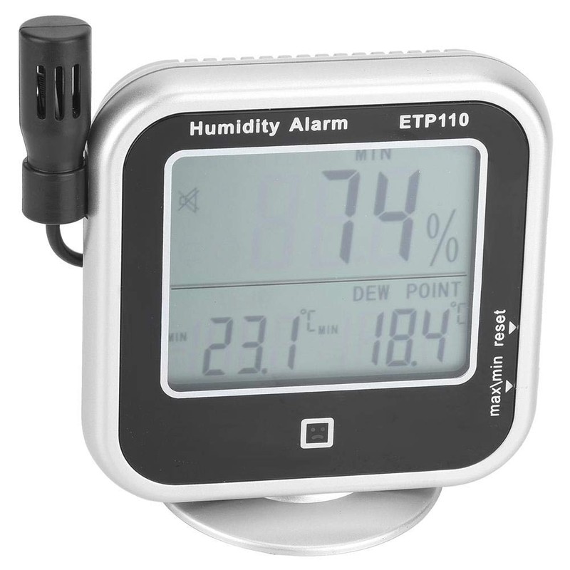 Digital ETP110 Termómetro Higrómetro Termohigrómetro Humedad Temperatura Medidor de Punto
