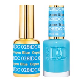 DAISY DND- Juego de esmaltes en gel DND DC, colección azul, esmaltes en gel UVLED y laca de uñas de secado al aire, Chip-Fr a juego                   