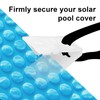 15pcs Solar Cover Reel Attachment Clips, 2.8x1.7 Inch Pool Cover