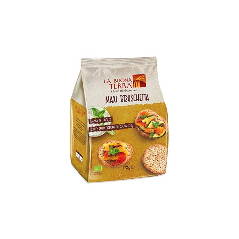 La buona terra, Maxi bruschetta bio, 175g