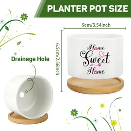 Wixelon House Warming Gifts New Home,New Home Gifts for Couple,House Gift Ideas,Succulent Pots Gift,House Present,Houses Decor Present