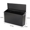 Wall-Mount Mailbox for Outside,Large Capacity Mail Box Waterproof and Rust-Resistant,